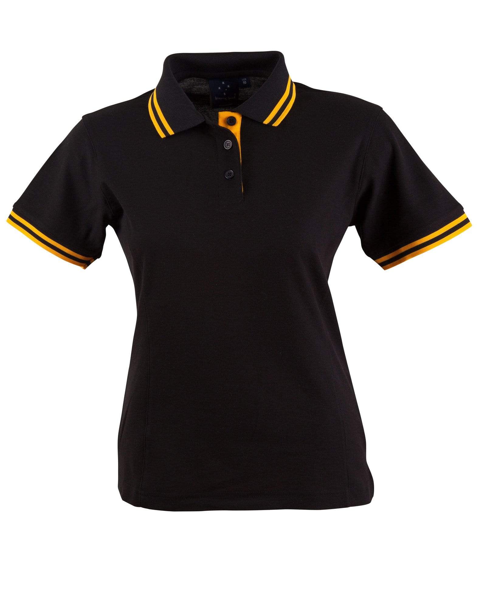 Grace Polo Women's Ps66 Casual Wear Winning Spirit Black/Gold 8
